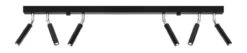 Sollux Eyetech 6 Deckenstrahler Schwarz 6x G9 Dimmbar 100x3x20cm