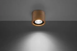 Sollux Basic 1 Aufbauleuchte Natur Holz GU10 Dimmbar 14x14x10cm -Leuchten Verkauf sxsl.0913 3