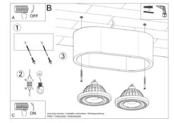 Sollux Basic 2 Aufbauleuchte Natur Holz 2x GU10 Dimmbar 27x14x10cm -Leuchten Verkauf sxsl.0914 11