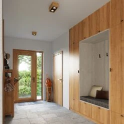 Sollux Quatro 1 Aufbauleuchte Natur Holz GU10 Dimmbar 14x14x10cm -Leuchten Verkauf sxsl.0915 13