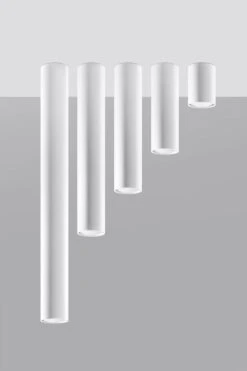 Sollux Lagos 60 Aufbauleuchte Weiß GU10 Dimmbar 6x6x60cm -Leuchten Verkauf sxsl.0999 4