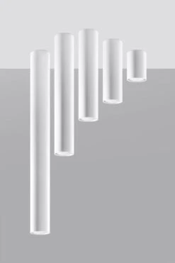 Sollux Lagos 60 Aufbauleuchte Weiß GU10 Dimmbar 6x6x60cm -Leuchten Verkauf sxsl.0999 5