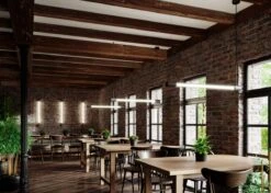 Thoro Valo Wandlampe Schwarz G13 102x8x7cm -Leuchten Verkauf sxth.009 6