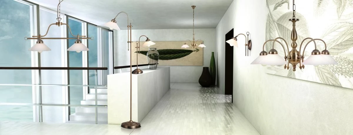 Globo LANDLIFE Tischleuchte Altmessing, 1xE14 4 Globo LANDLIFE Tischleuchte Altmessing, 1xE14 – Bild 2