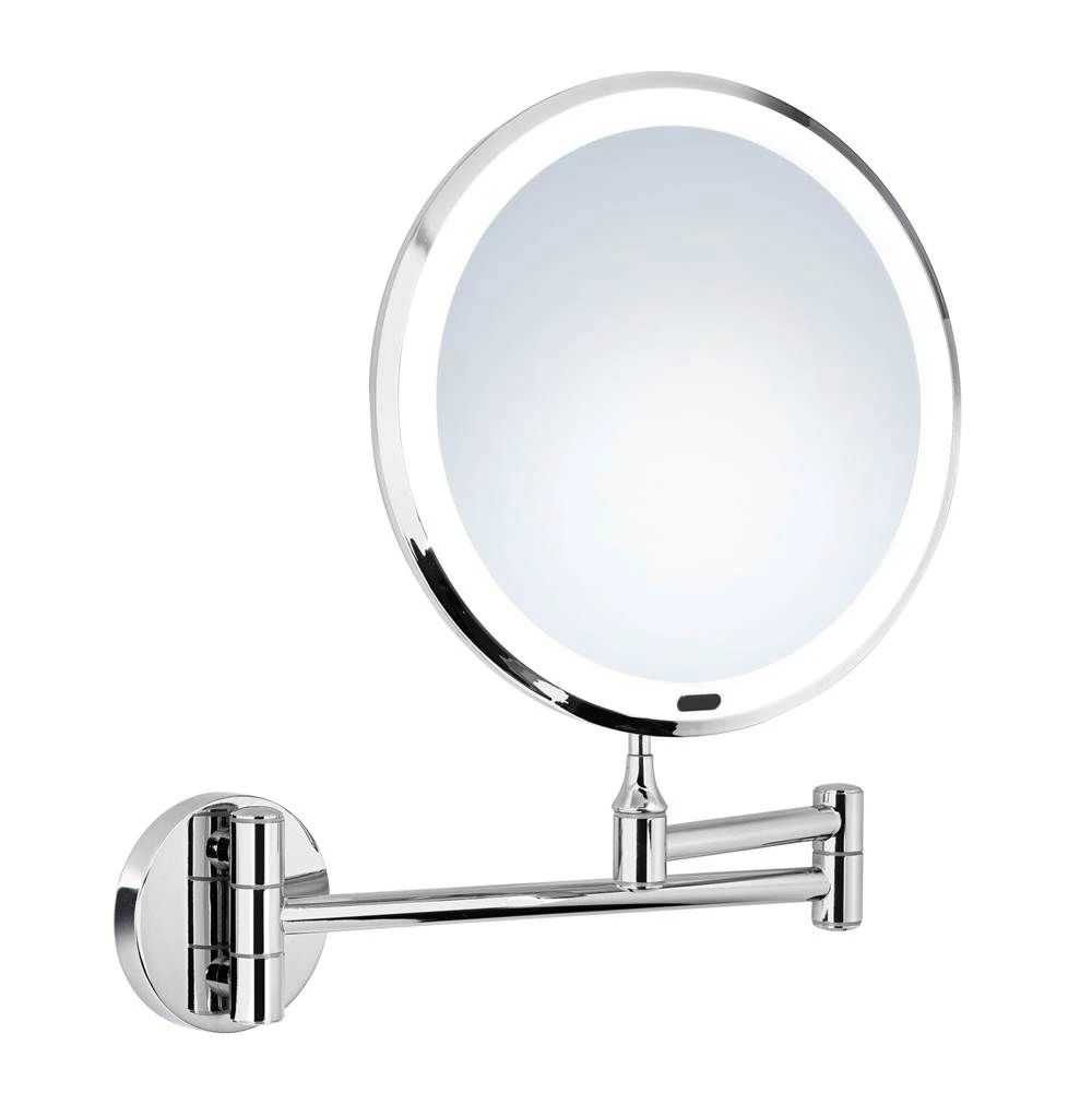 Smedbo Wand LED Kosmetikspiegel 7-fach Vergrößerung Und Sensortechnik Inkl. Schwenkarm Rund Z626 3 Smedbo Wand LED Kosmetikspiegel 7-fach Vergrößerung Und Sensortechnik Inkl. Schwenkarm Rund Z626